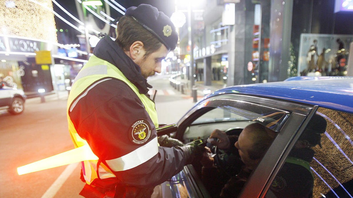 Control policial a la xarxa viària.