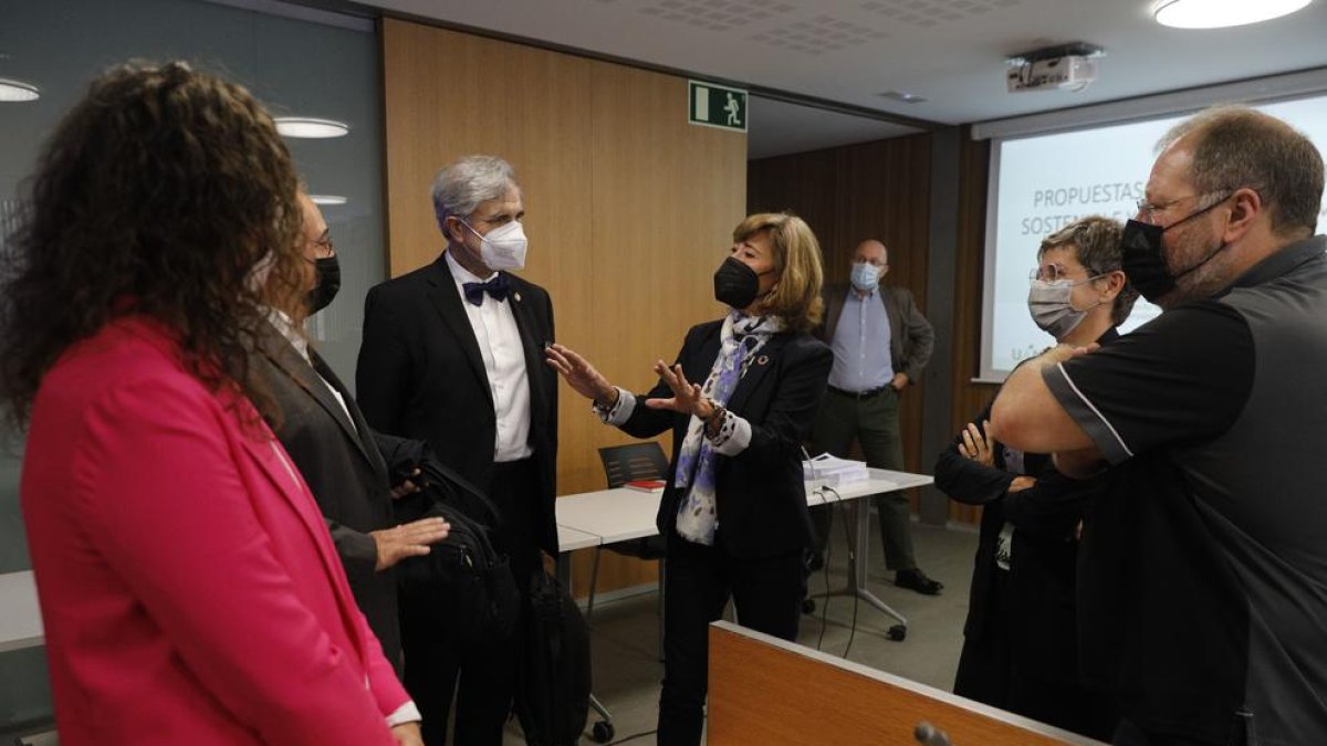 Herce i Valdeolivas abans de l'inici de la comissió d'estudi de les pensions