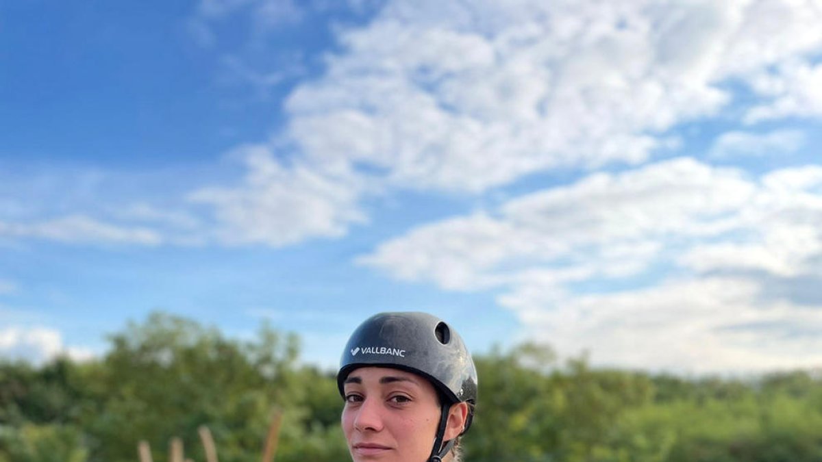 Mònica Doria, a punt per a la prova de Bratislava.