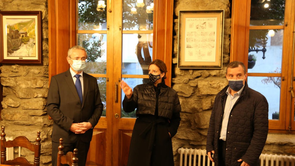 Majoral i Codina reben l'ambaixador d'Eslovènia