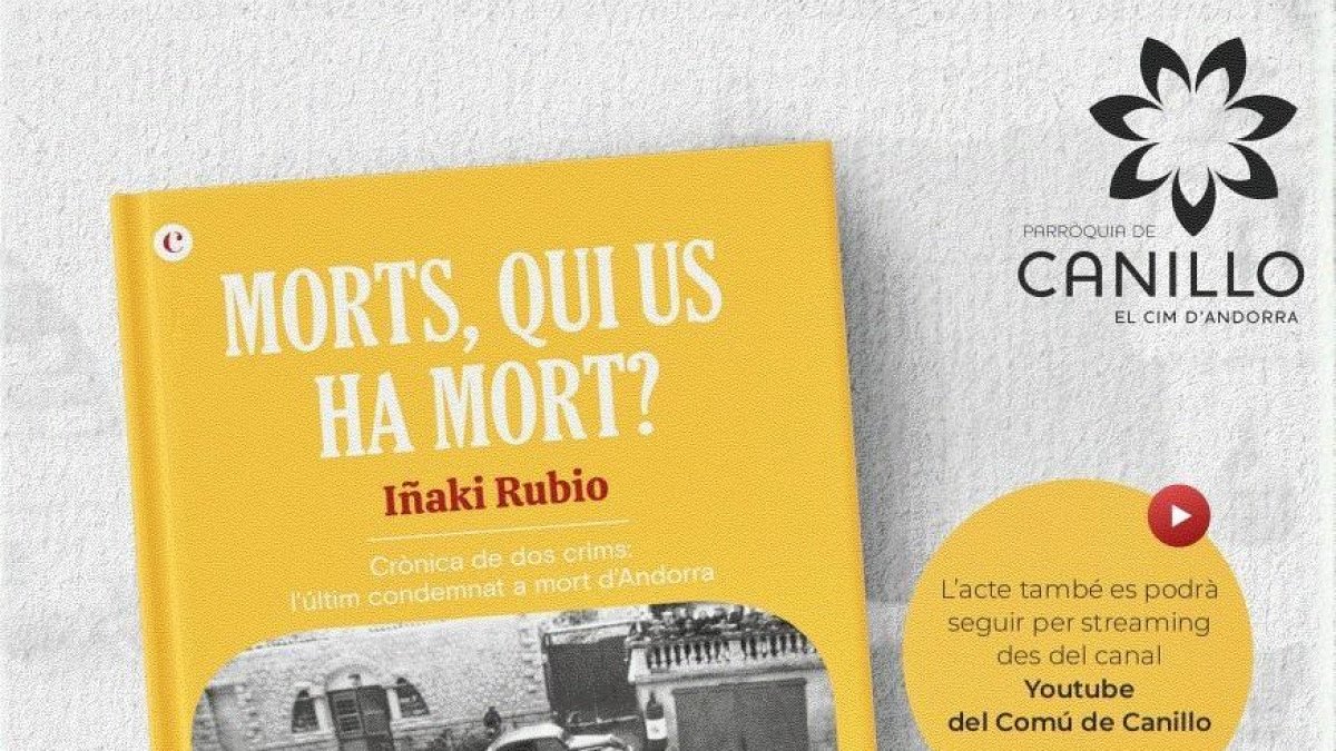 Presentació del llibre 'Morts, qui us ha mort?, d'Iñaki Rubio