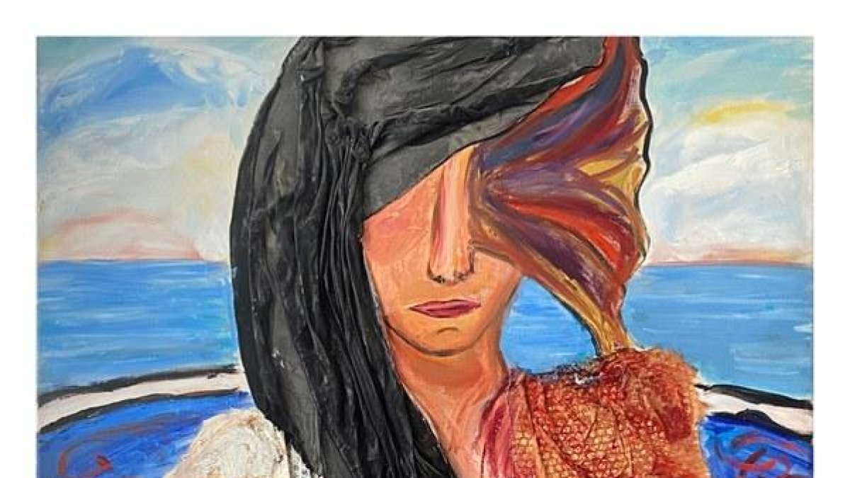 Cartell de l'exposició d'homenatge a Rosa Mari Rosell.