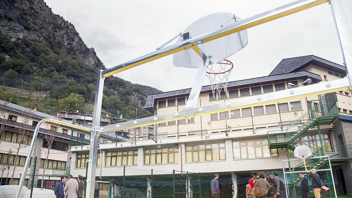 El pati de l'escola Ciutat de Valls.