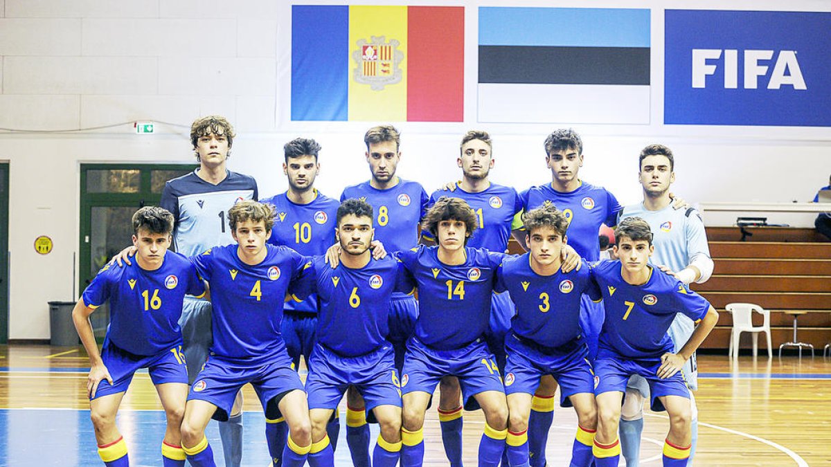 La selecció sub-19 de futbol sala.