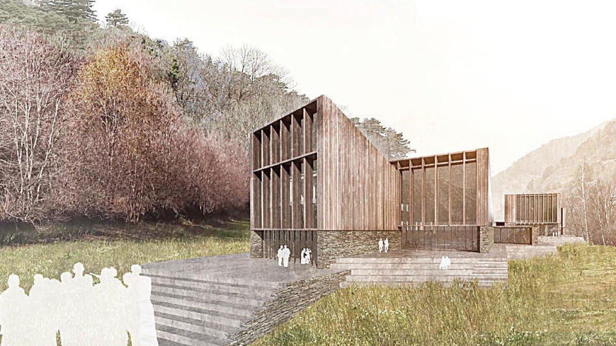 Simulació del laboratori que construirà Grifols a Ordino.