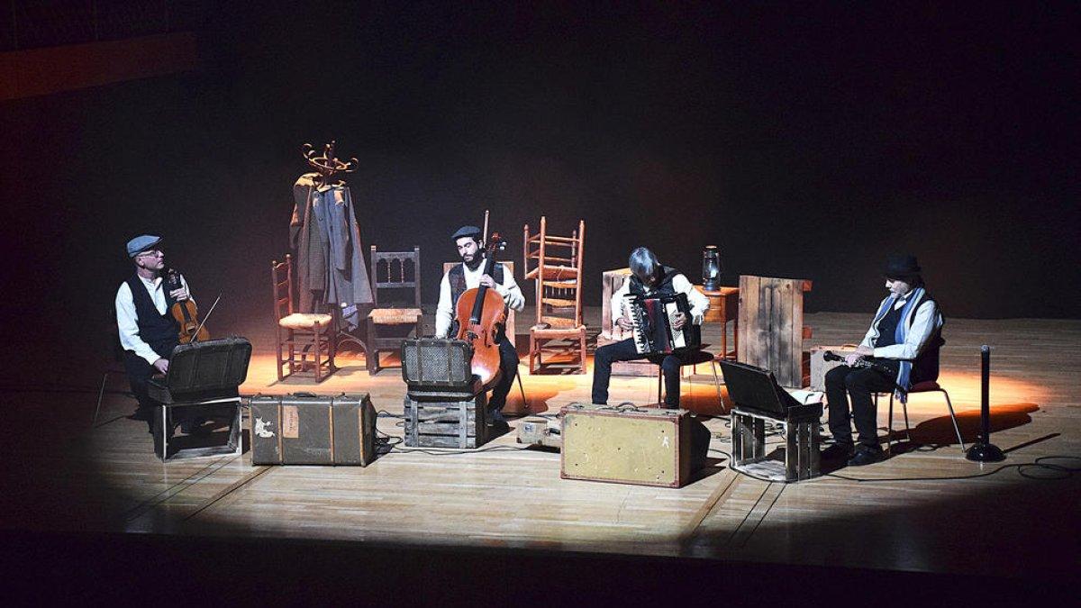 Un instant del concert a l'Auditori Nacional.