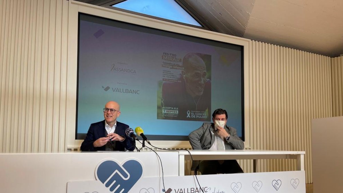 Presentació de la campanya contra el càncer de pulmó