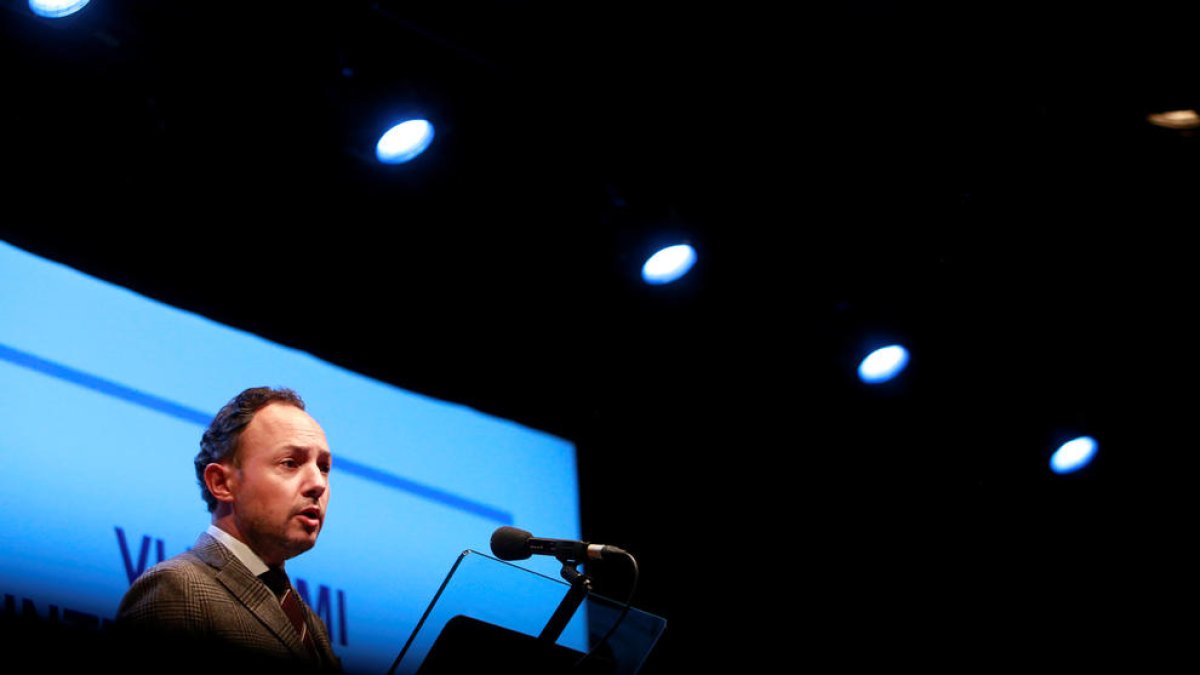El cap de Govern, Xavier Espot, en un acte que va tenir lloc ahir.
