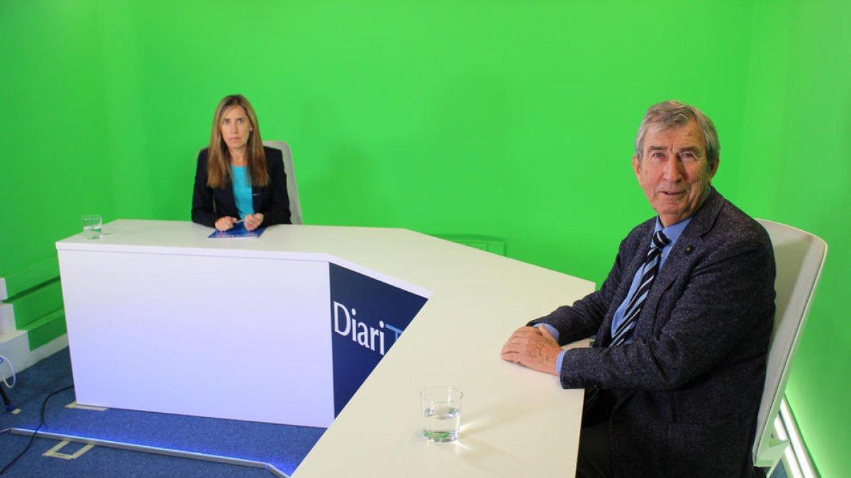 L'excap de Govern Albert Pintat durant l'entrevista.