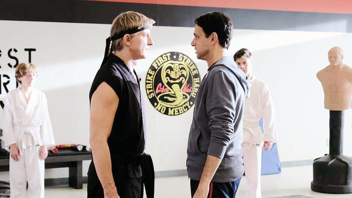 Un moment de la quarta temporada de 'Cobra Kai'.