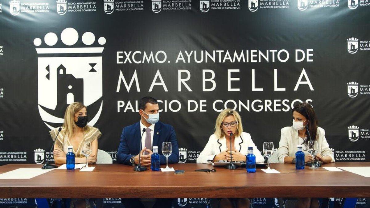 Gallardo a l'acte inaugural de la Design Week Marbella.