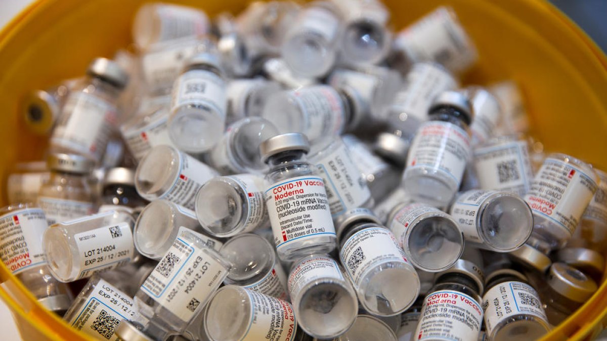 Dosis dels vaccins de Moderna.