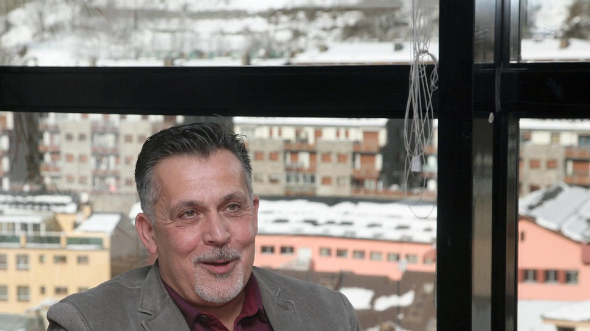 Jordi Rich en una entrevista amb el Diari el 2018