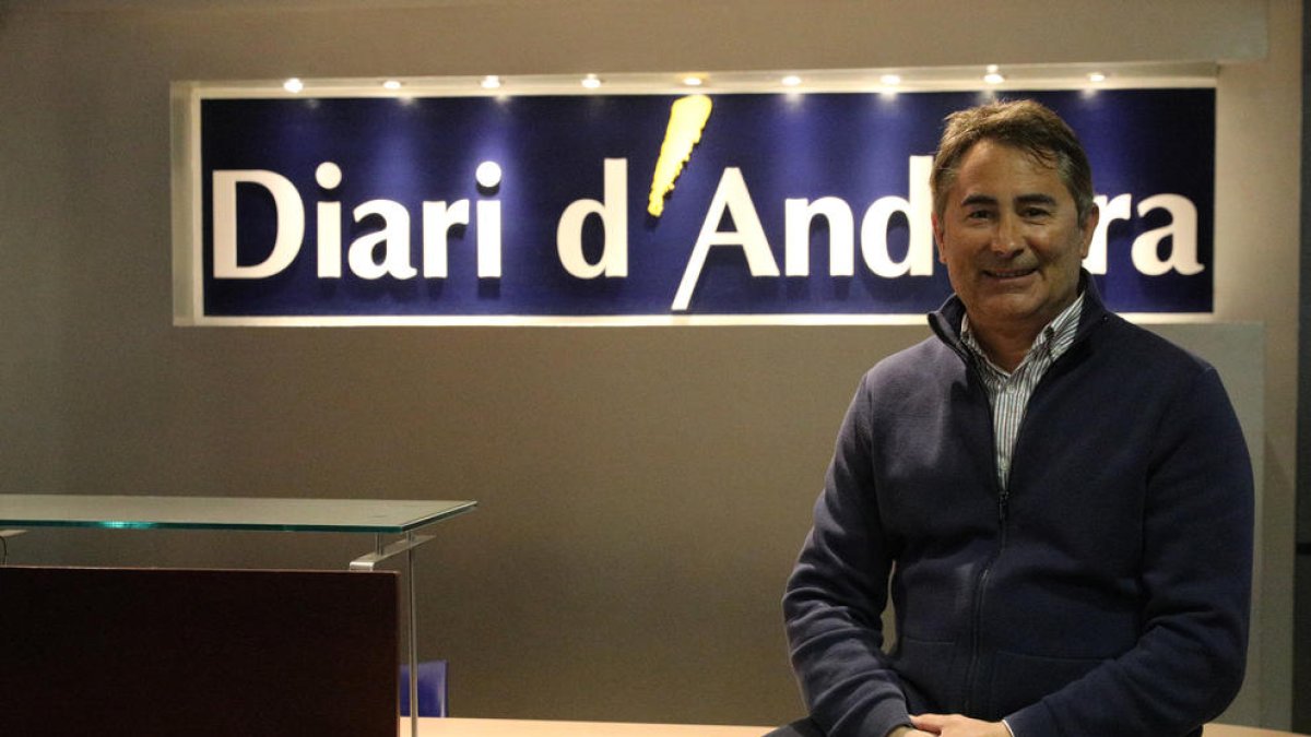 Joan Clotet, en una visita recent al Diari d'Andorra.