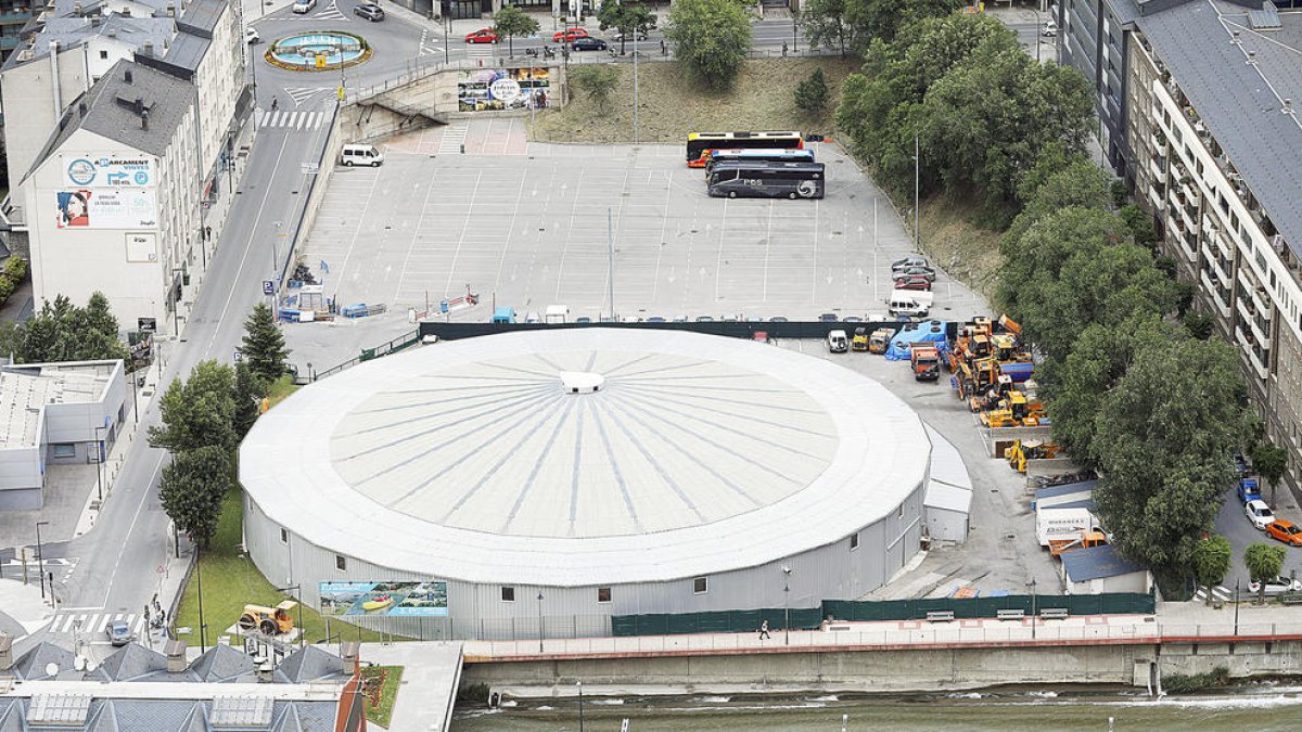 L'antiga plaça de braus.
