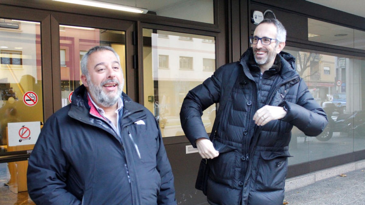 El president del Sipaag a l'antiga Batllia.