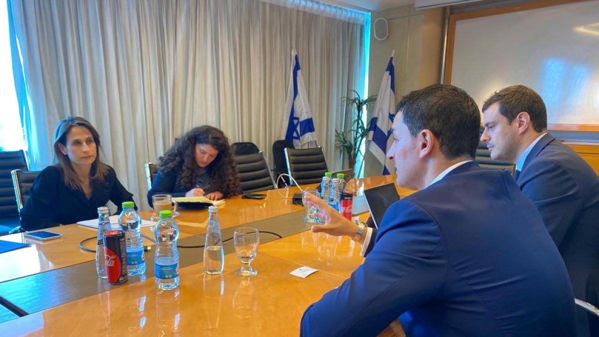 La reunió de Gallardo a Tel-Aviv amb la seva homòloga.