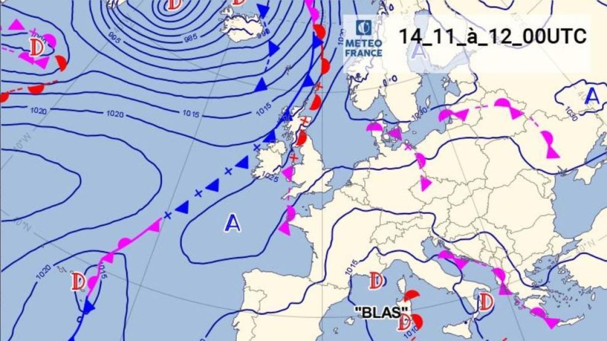 Previsió del temps per avui