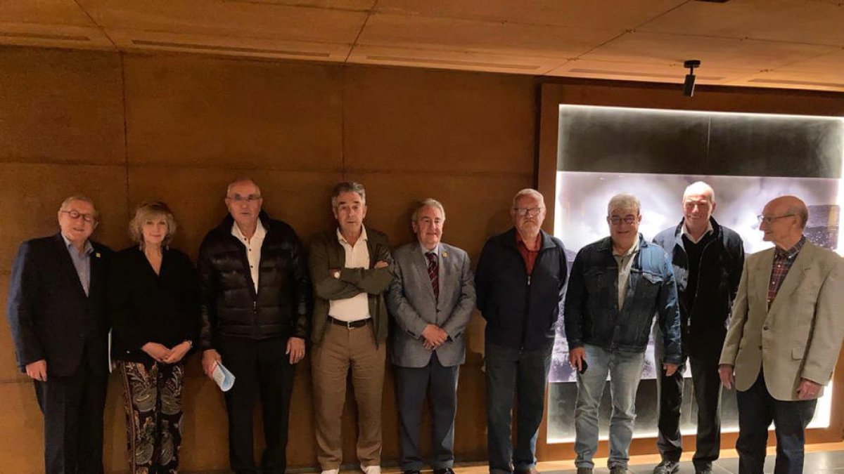 Els assistents al sopar dels 'pares' de la Constitució.