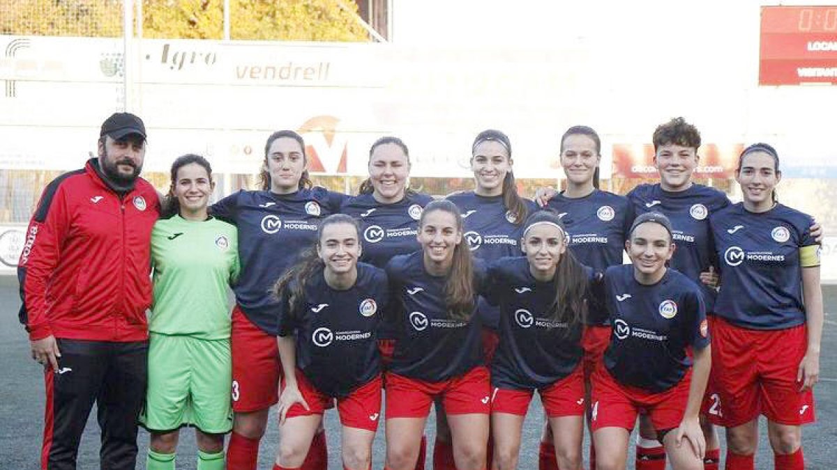 Les jugadores de l'Enfaf.