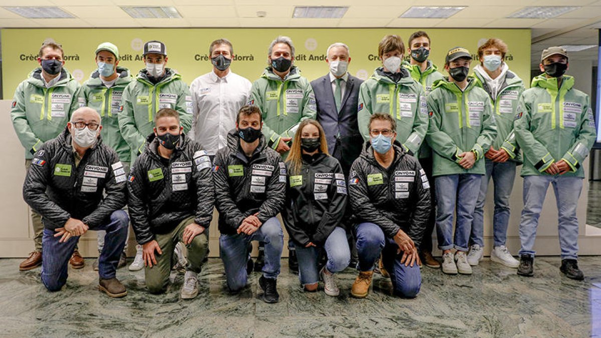 Presentació de l'equip d'esquí alpí