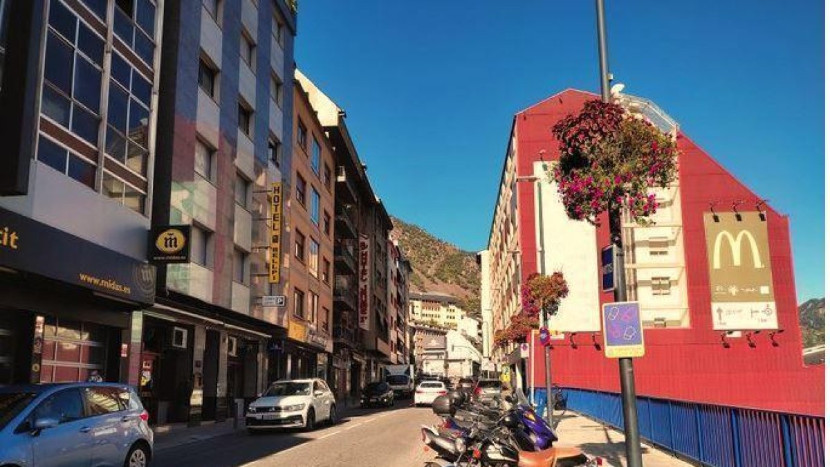 L'avinguda Santa Coloma