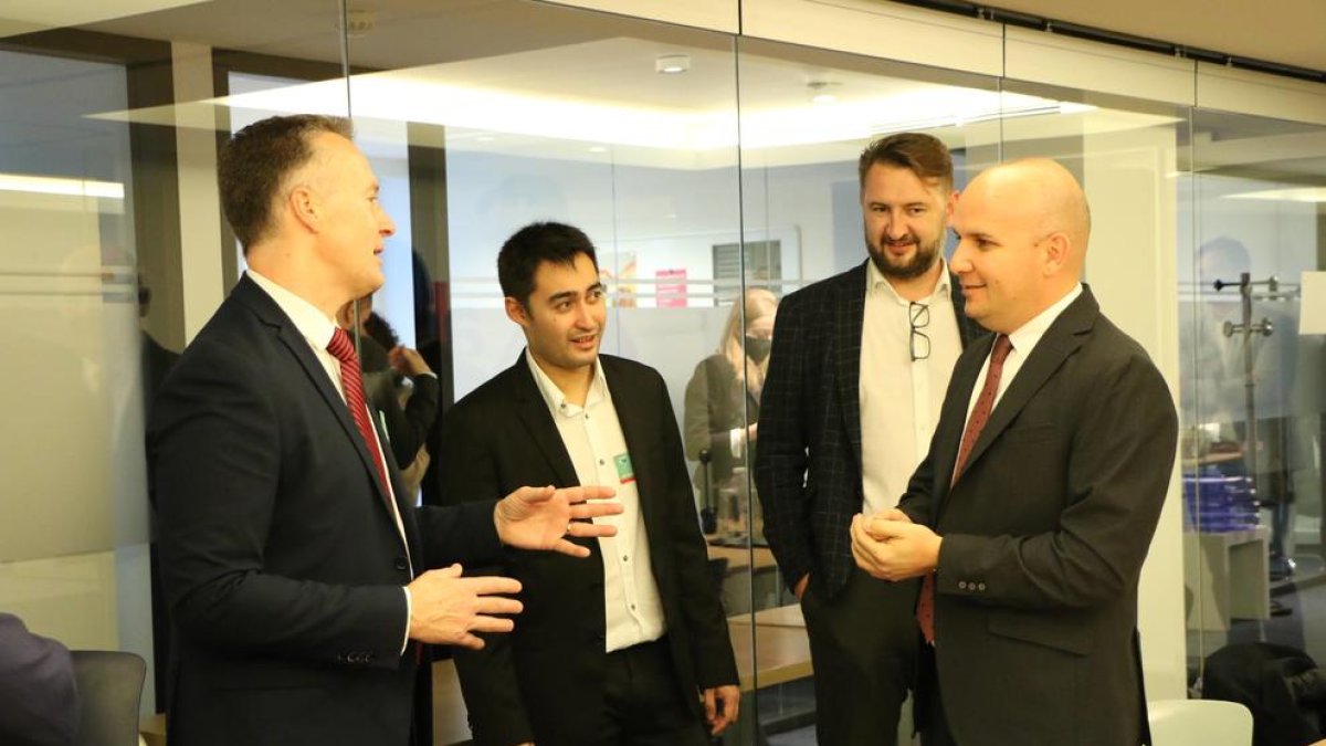 La delegació andorrana al Parlament Europeu