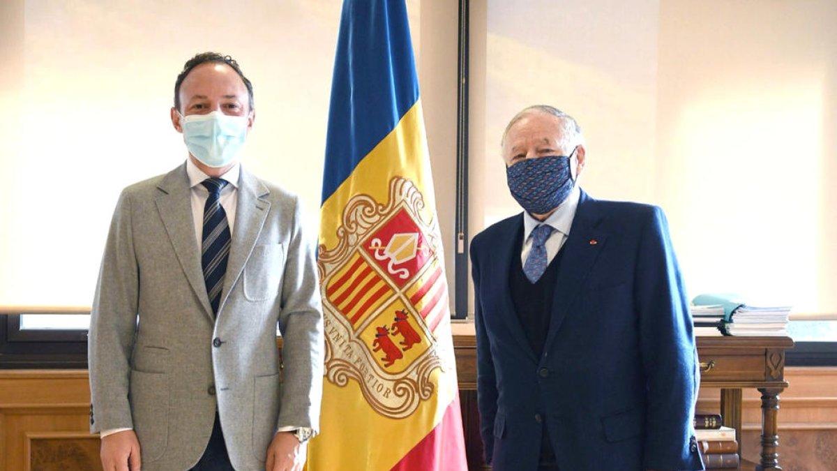Xavier Espot i Jean Todt.