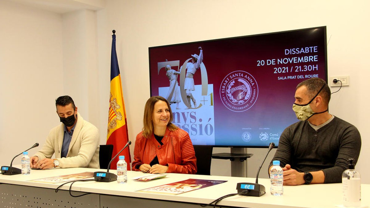 Presentació dels actes, ahir al comú.