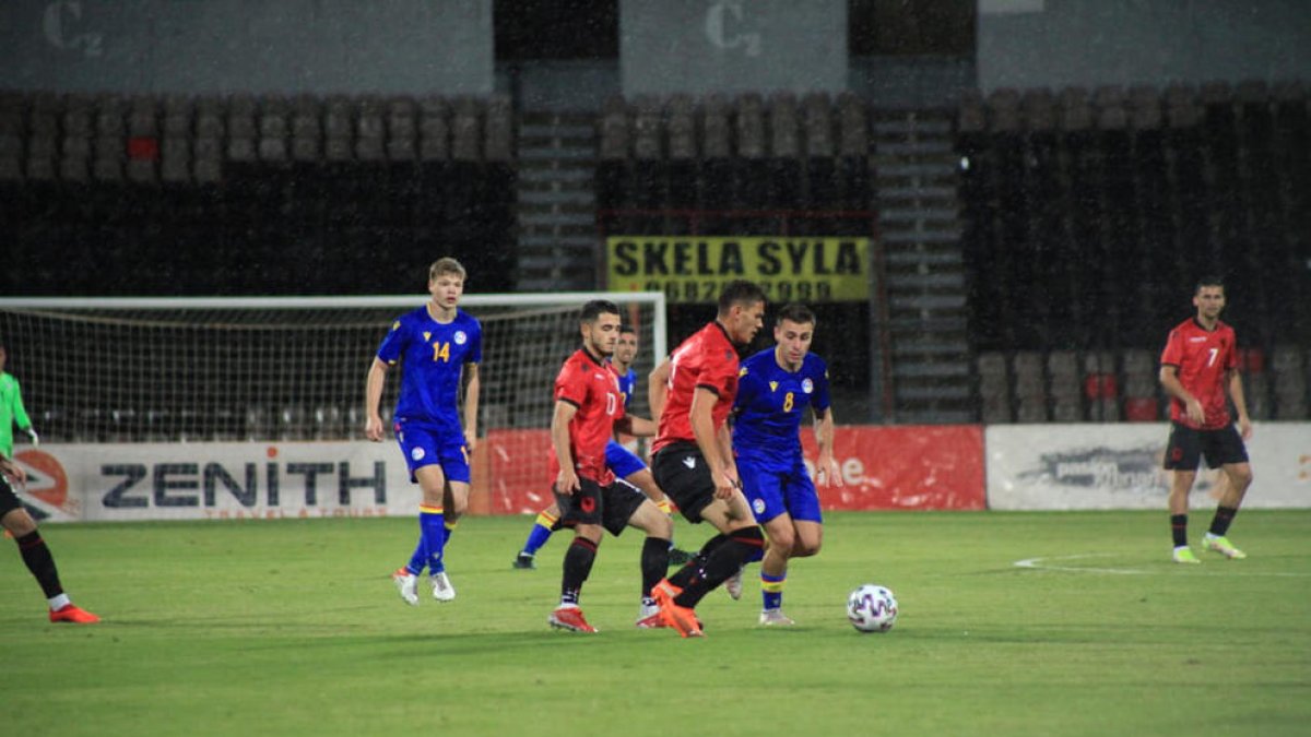 La selecció sub 21 va perdre a Albània.