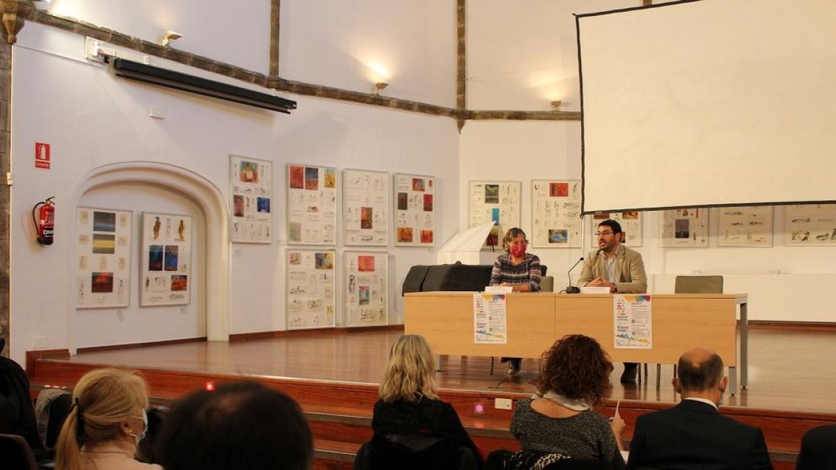 Xerrada informativa del workshop ocupacional avui a la Seu