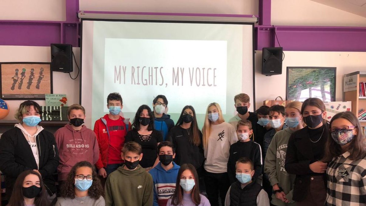 El grup d'alumnes premiats