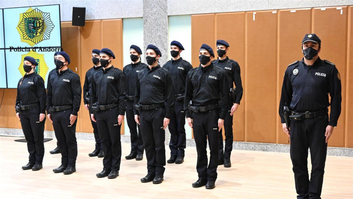 56a promoció d'alumnes d'agent de policia.