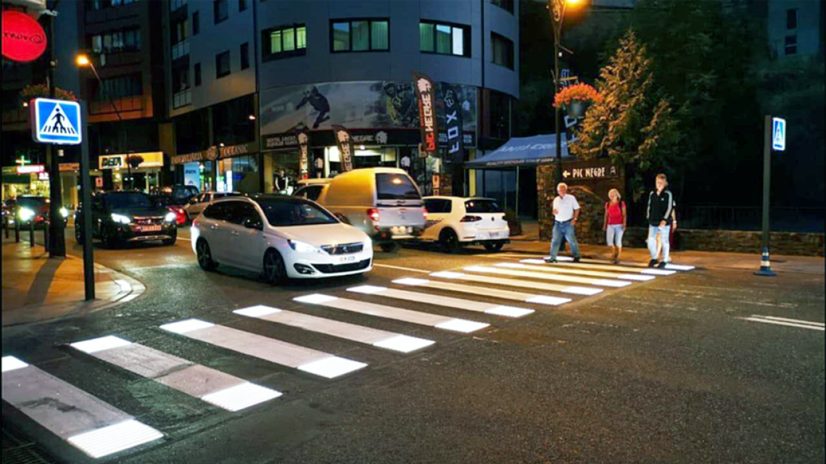 Pas de vianants al centre.