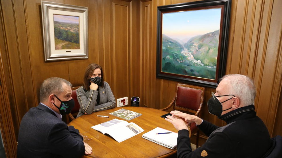Reunió dels cònsols lauredians amb l'empresa