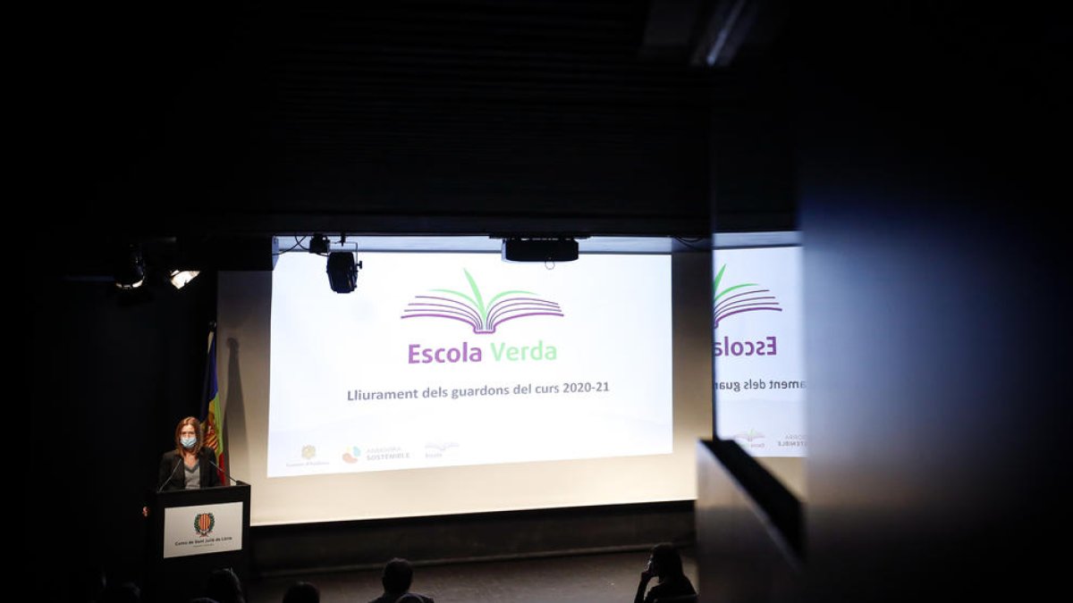 Acte de lliurament de plaques i guardons d'Escola Verda