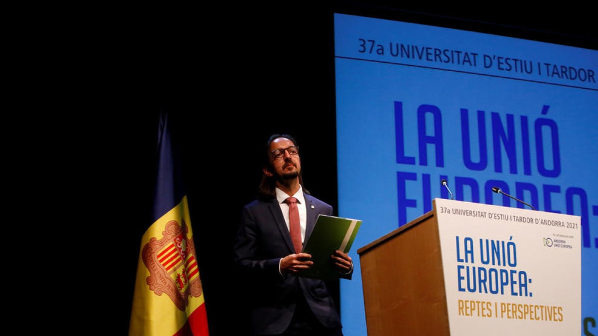 El secretari d'Estat d'Afers Europeus, Landry Riba.