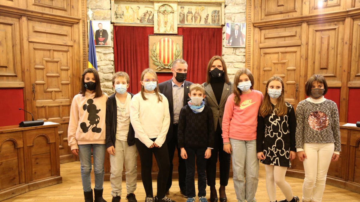 Imatge dels membres del Consell d'infants.
