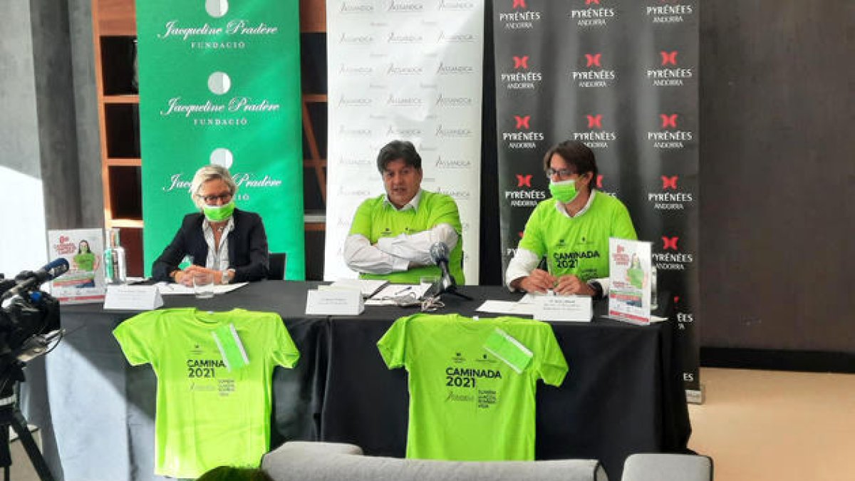 Presentació de la Caminada contra el càncer.