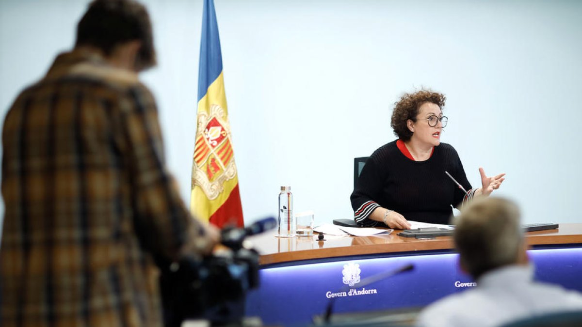 La ministra d'Afers Socials, Joventut i Igualtat, Judith Pallarés.