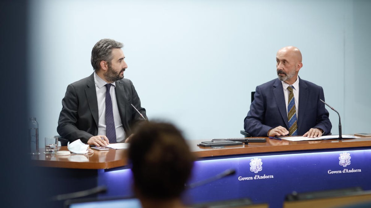Els ministres Eric Jover i Joan Martínez Benazet