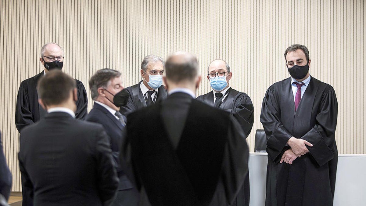 Diversos membres de la judicatura, entre ells Alberca.