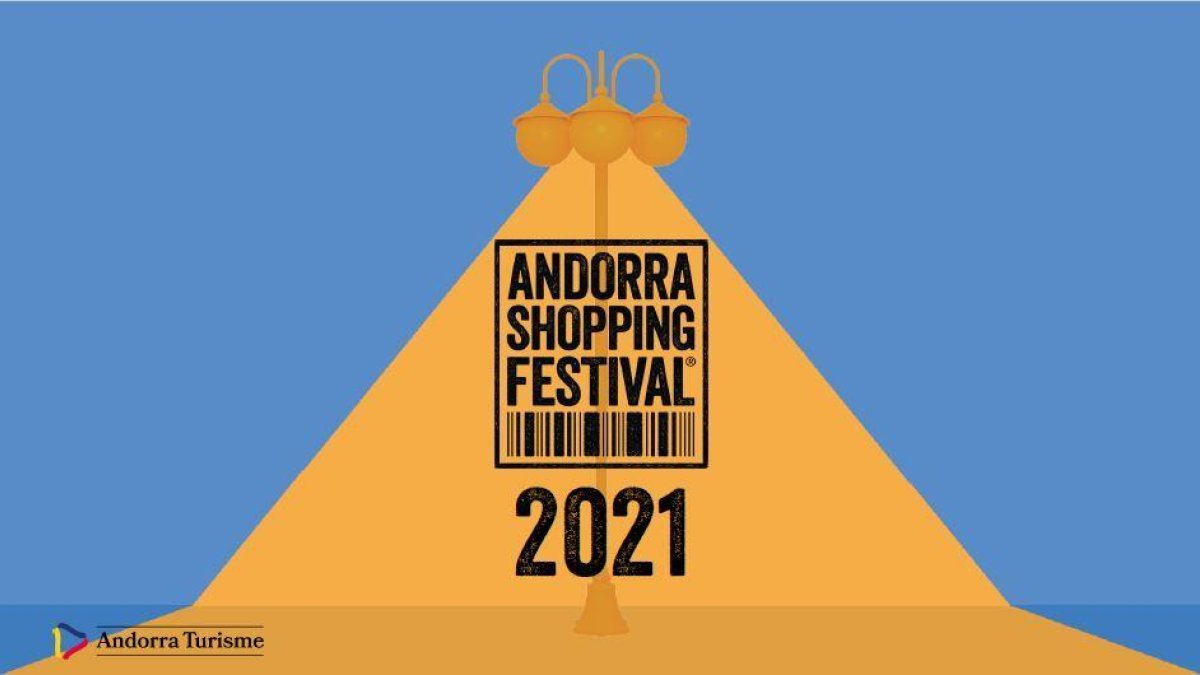 Cartell de l'edició d'enguany de l'Andorra Shopping Festival