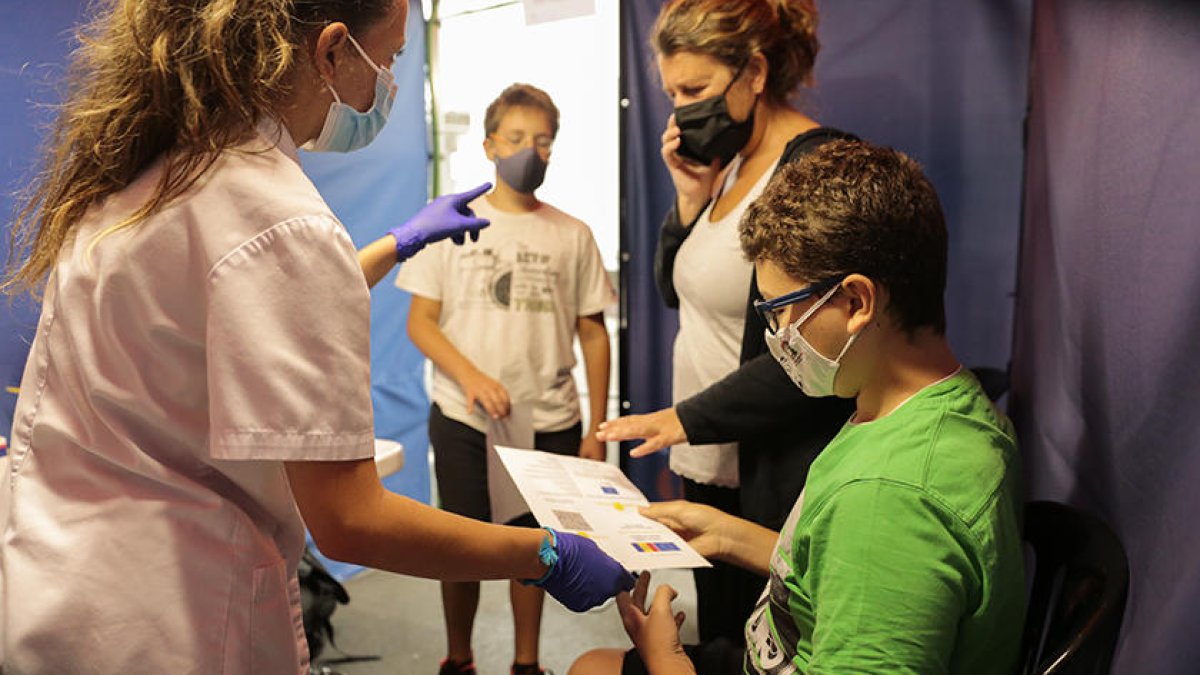 Vacunació contra la Covid de menors al Principat