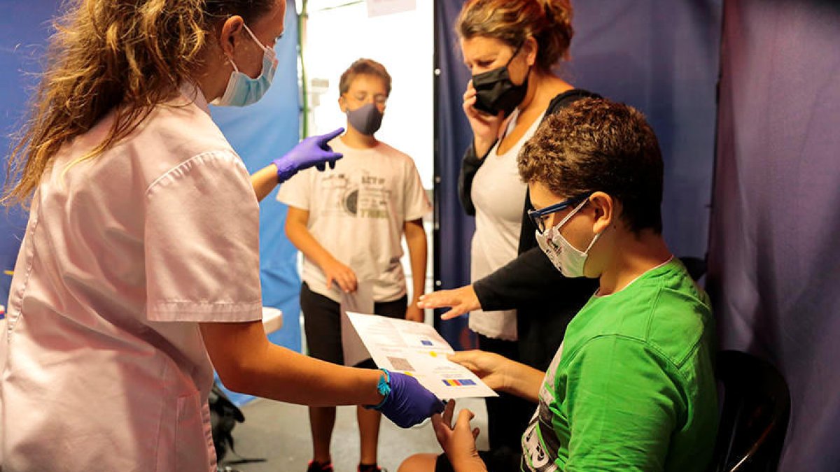 Vacunació contra la Covid de menors al Principat.