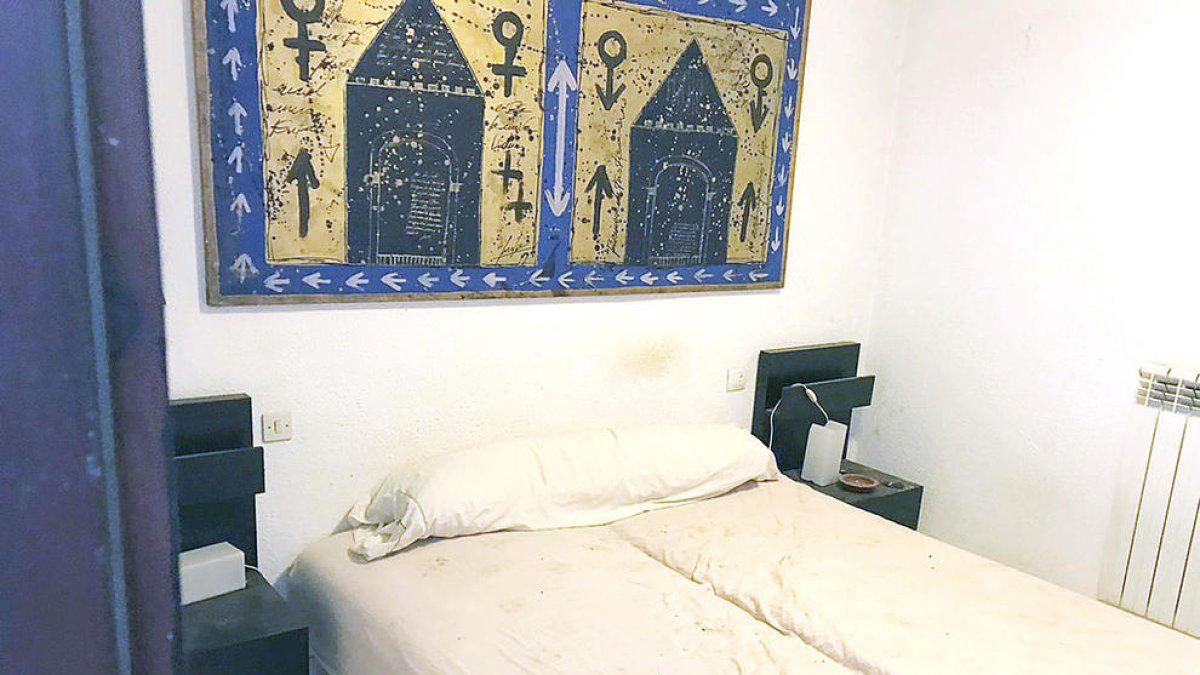 Imatge d'ahir de l'interior del pis.