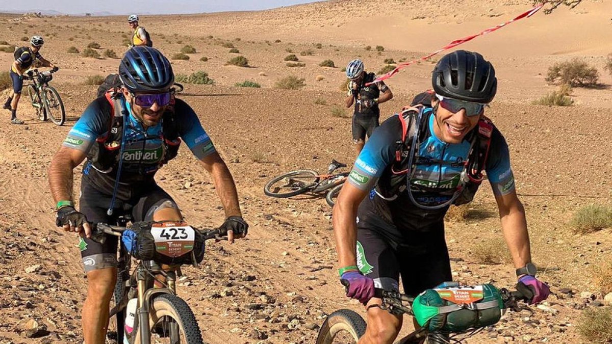 Caetano i Balart durant una de les etapes.