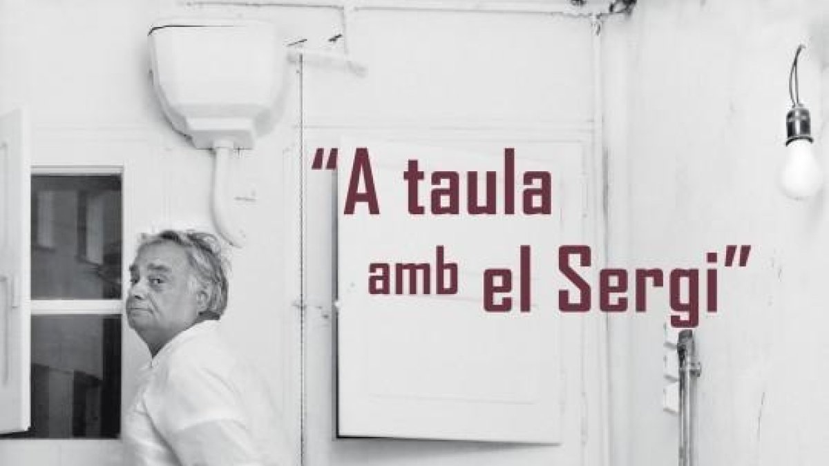 A taula amb el Sergi