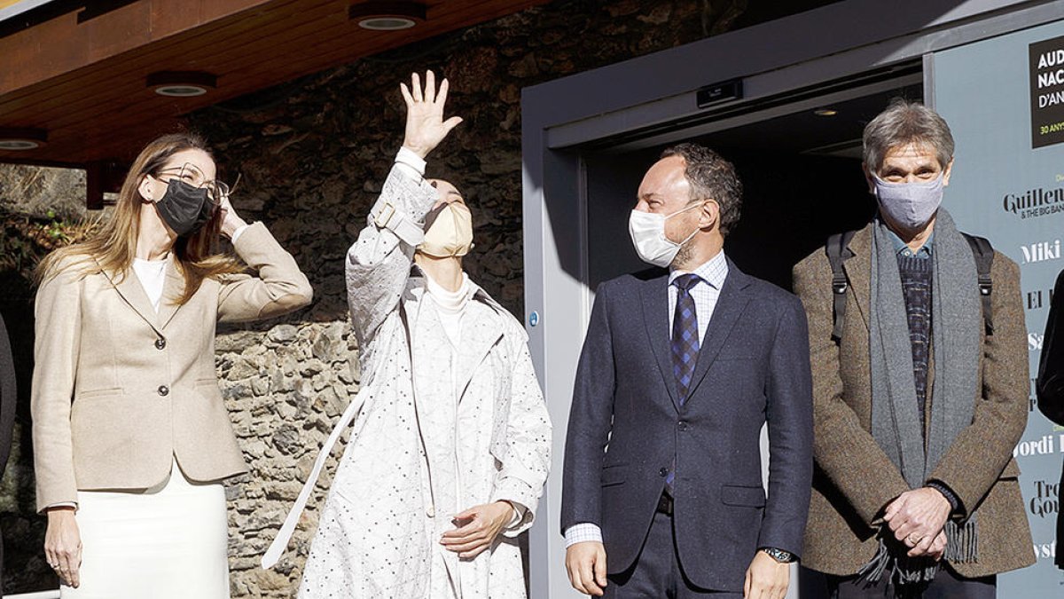 Naomi Kawase amb Xavier Espot.