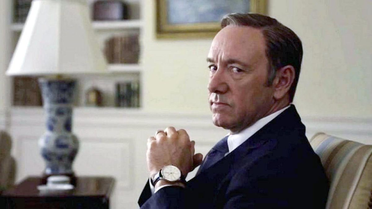 L'actor Kevin Spacey a 'House of Cards'.